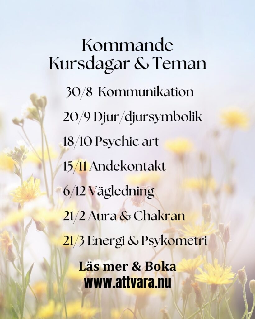 kommande kurser